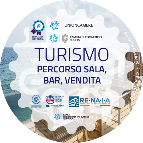 Turismo: percorso Sala, Bar, Vendita